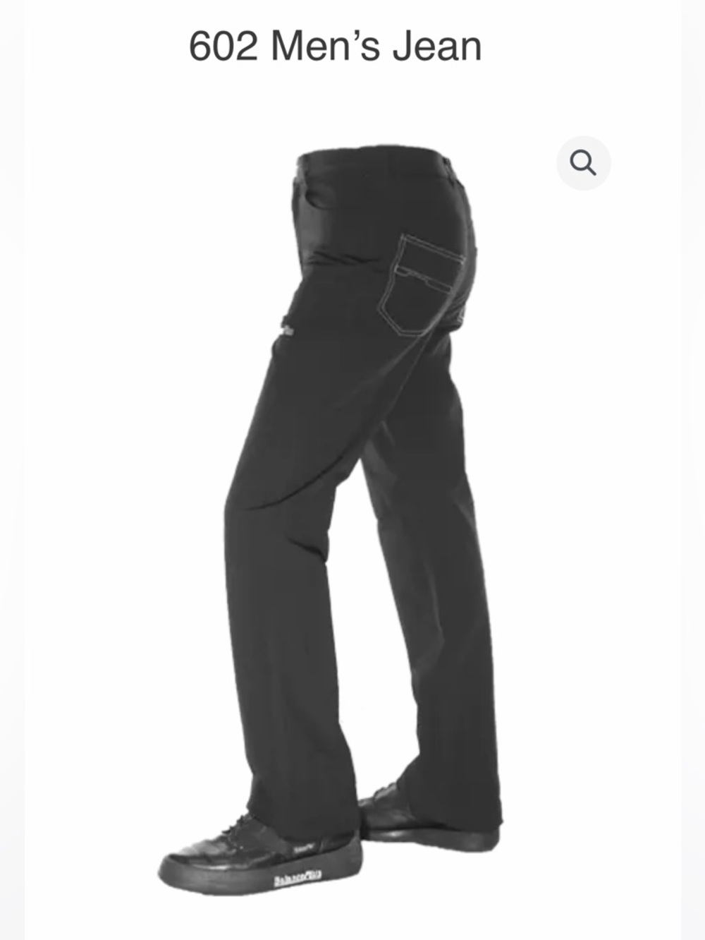 Balance Plus Size S Curling Pants Style 602 Men’s Jeans Black Current Style 🇨🇦